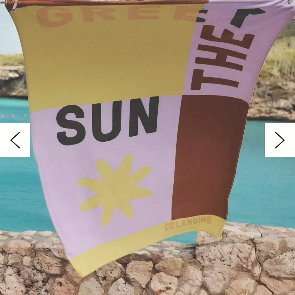 Greetings Beach Towel anthropologie celandine greet the sun large